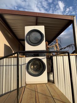 Electrolux stacked washer and dryer