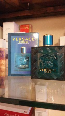Versace eros for Men para hombre 3.4oz 100.ML yo vendo perfumes autenticos. se te entrega y SI LO QUIERES ENVUELTO PARA REGALO ES GRATIS! ! 😊