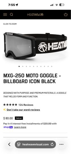 Heatwave Racing Goggles