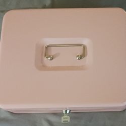 Pink Cash Box With Til 