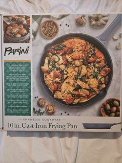 PARINI 10 INCH CAST IRON FRYING PAN