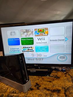 Nintendo wii black edition