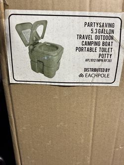 Portable toilet camping outdoors