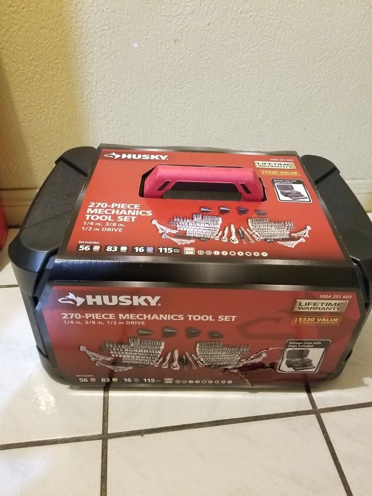 Husky tools set 270 pc NEW