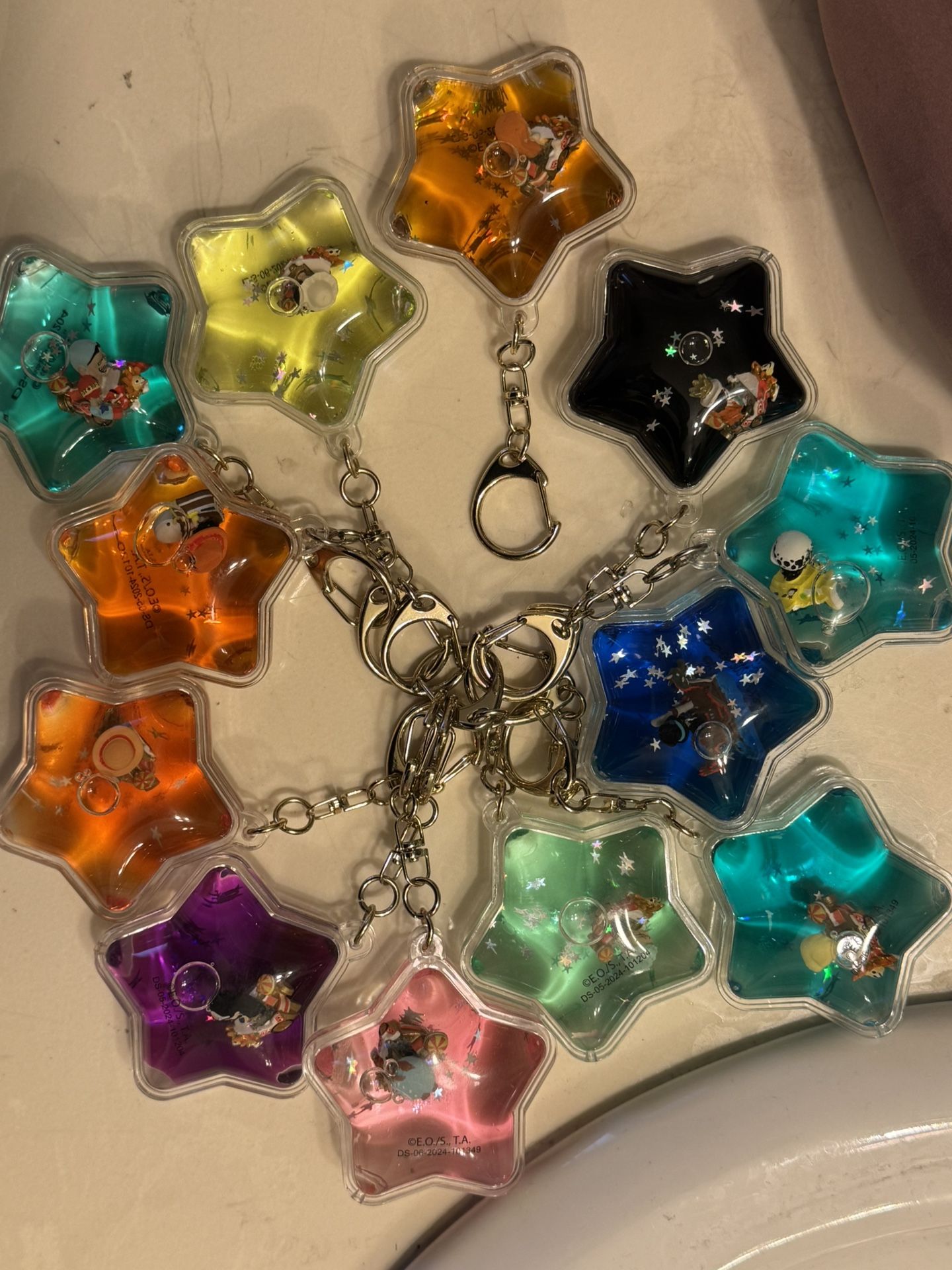 One Piece Anime Keychain Collection