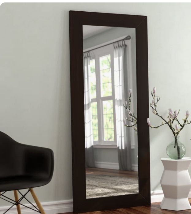 Standing Wood Mirror