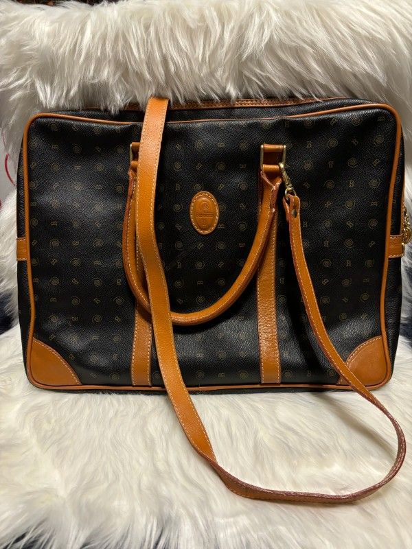 Barcco Leather Tote/Computer Bag. Made In Italy, Like New