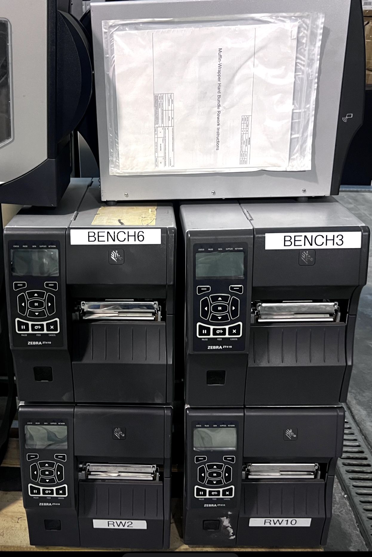 Zebra ZT410 Industrial Label Printers Great Condition