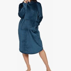 NWT 32 Degrees Cozy Plush Sleep Lounger - S/M, Deep Baltic