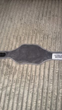 Heat massager neck wrap sharper image
