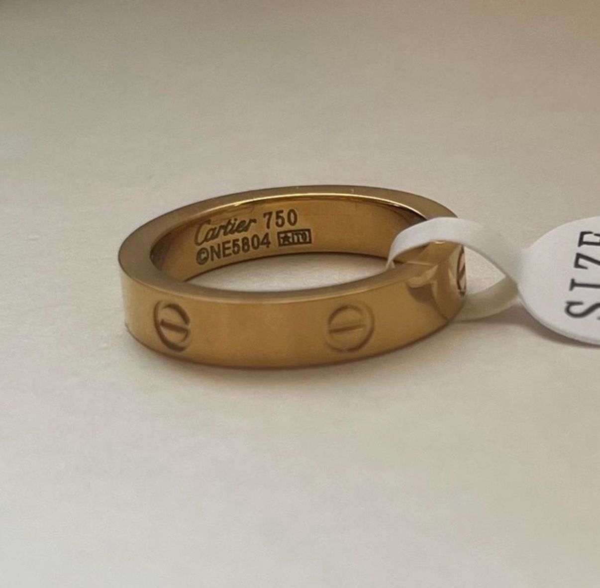 Gold Love Ring 