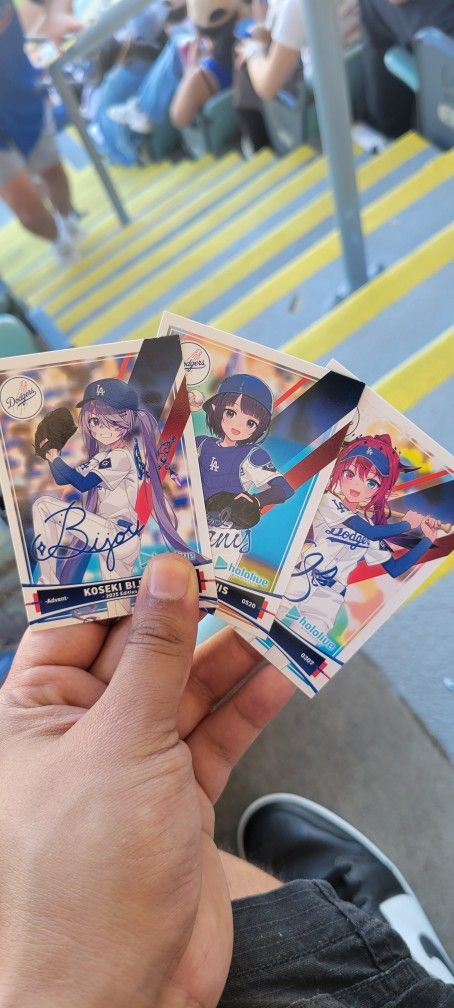 LA Dodgers Hololive Trading Cards