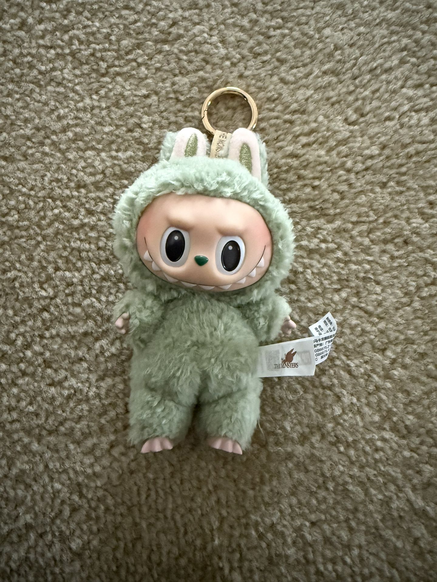 New The Monsters Green Grape Macaron Labubu