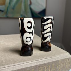 Handcrafted Salt & Pepper Set ( firm on price ) 