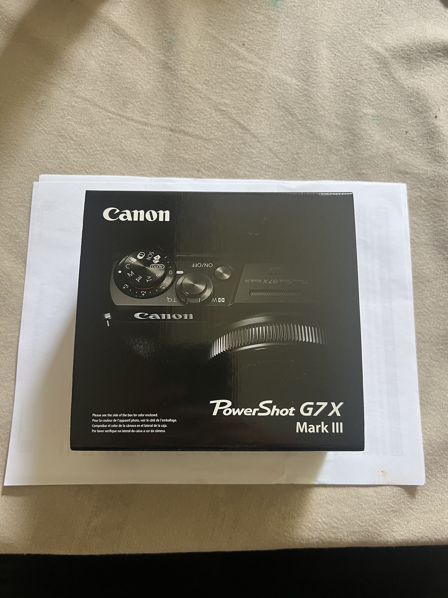 Canon PowerShot G7 X Mark Ill 20.1 Megapixel Digital Camera - Black