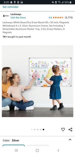 Large Magnetic Dry Erase Markerboard