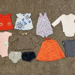 12 Months Baby Girl Clothes Outfit With Great Condition 