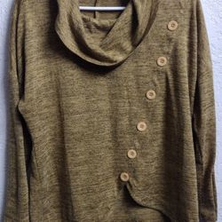 Mustard Yellow Sweater Blouse