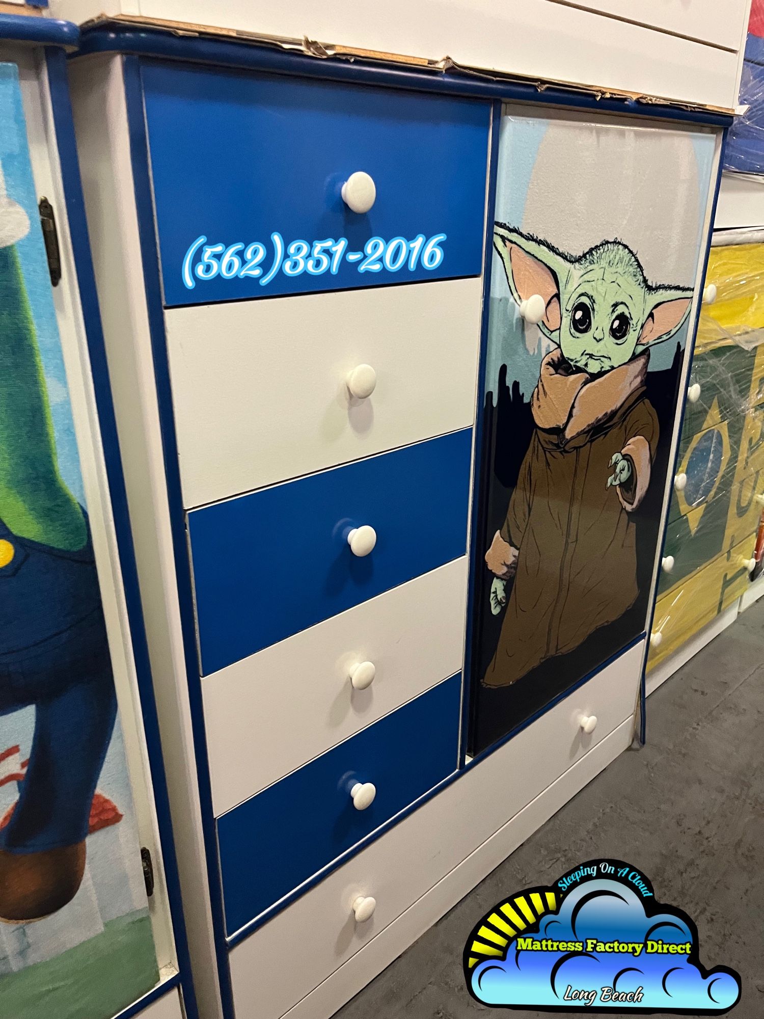 Baby Yoda Custom Wardrobe Dresser