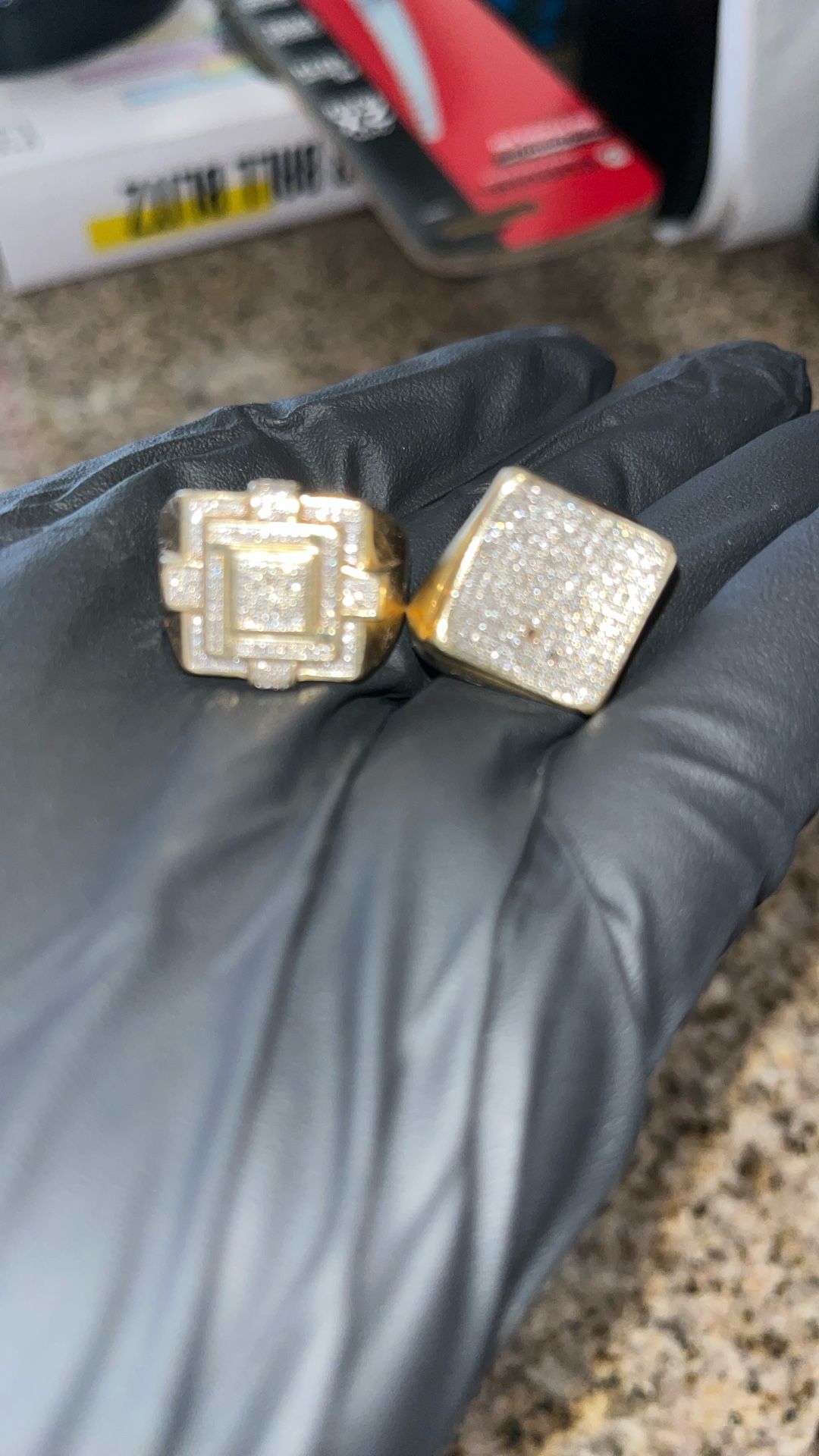 10k REAL GOLD AND DIAMOND RINGS
