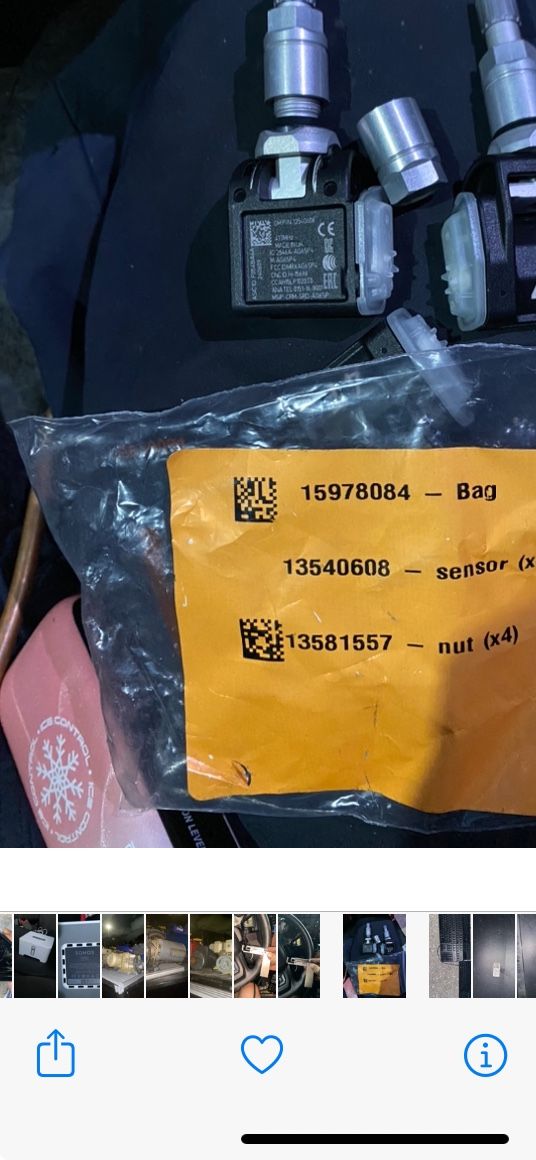 ACDelco Tire Pressure Monitoring System Sensors 1(contact info removed) 2022 Hummer Ev Pickup