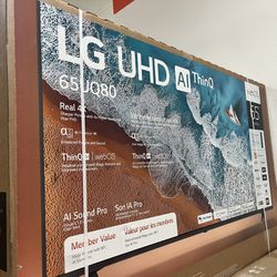 LG 65” UHD UQ80 4k Smart Tv 60 Hertz