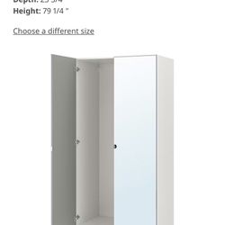 IKEA Double Mirrored Wardrobe 