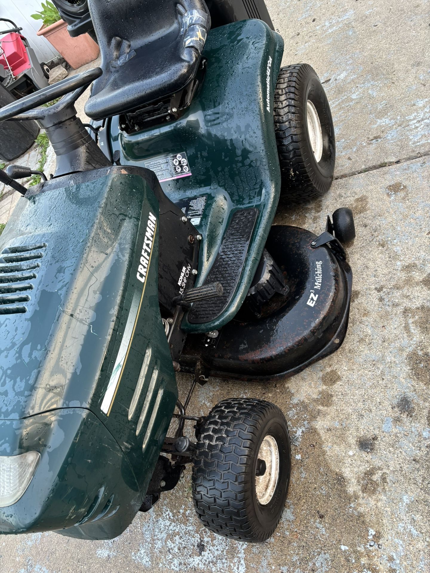 Craftsman Kohler Command Riding Mower Tractor