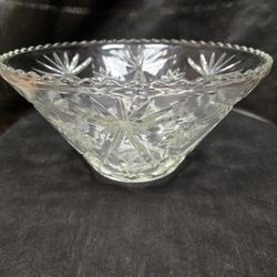 Anchor Hocking Starburst Punch Bowl 