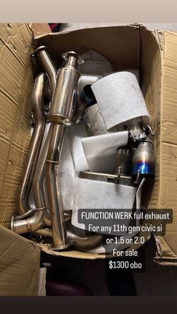 FUNCTION WERK full exhaust For civic 2022-2026