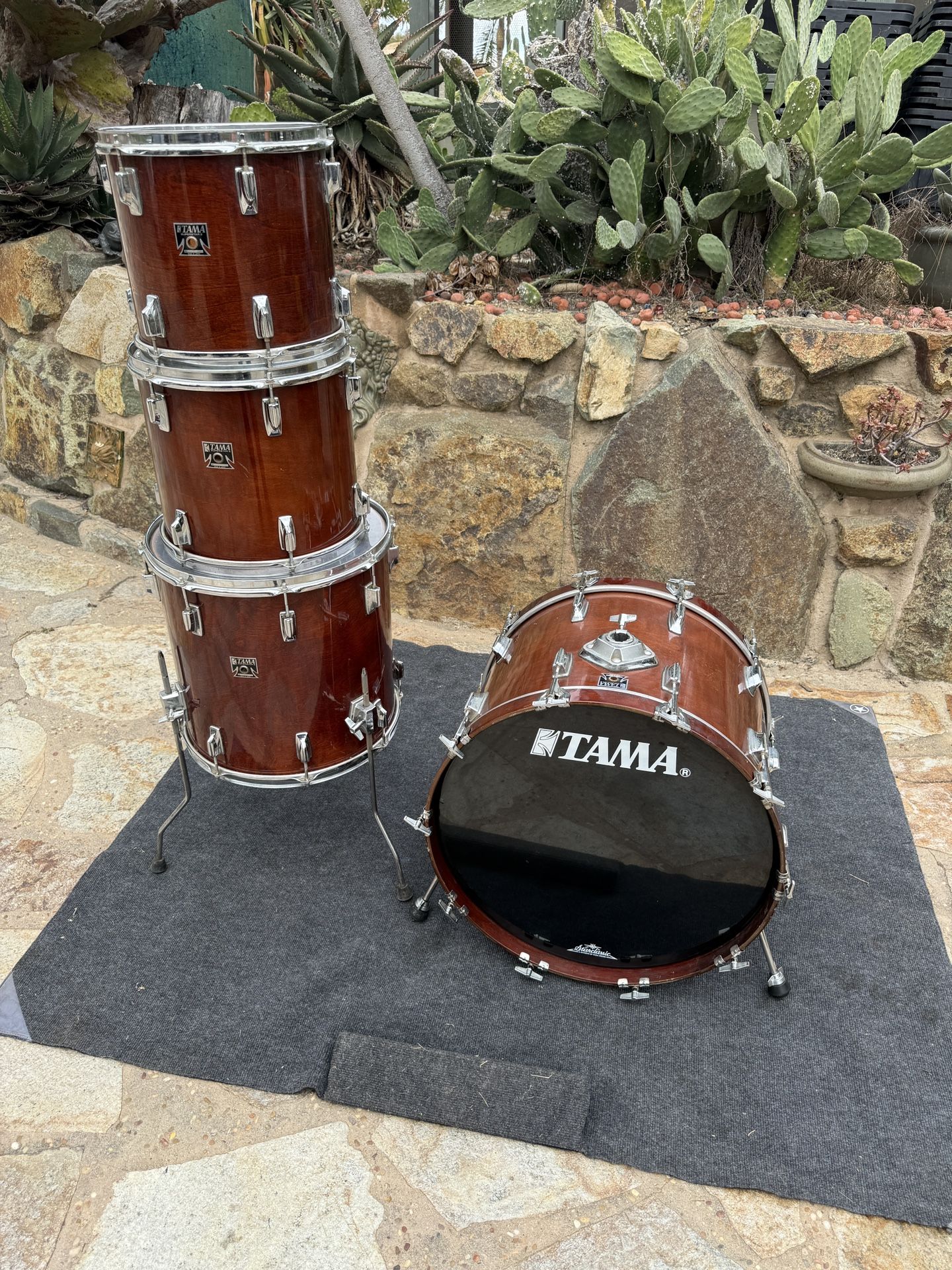 Tama Superstar Mahogany 80's 4pc Drum Set kit