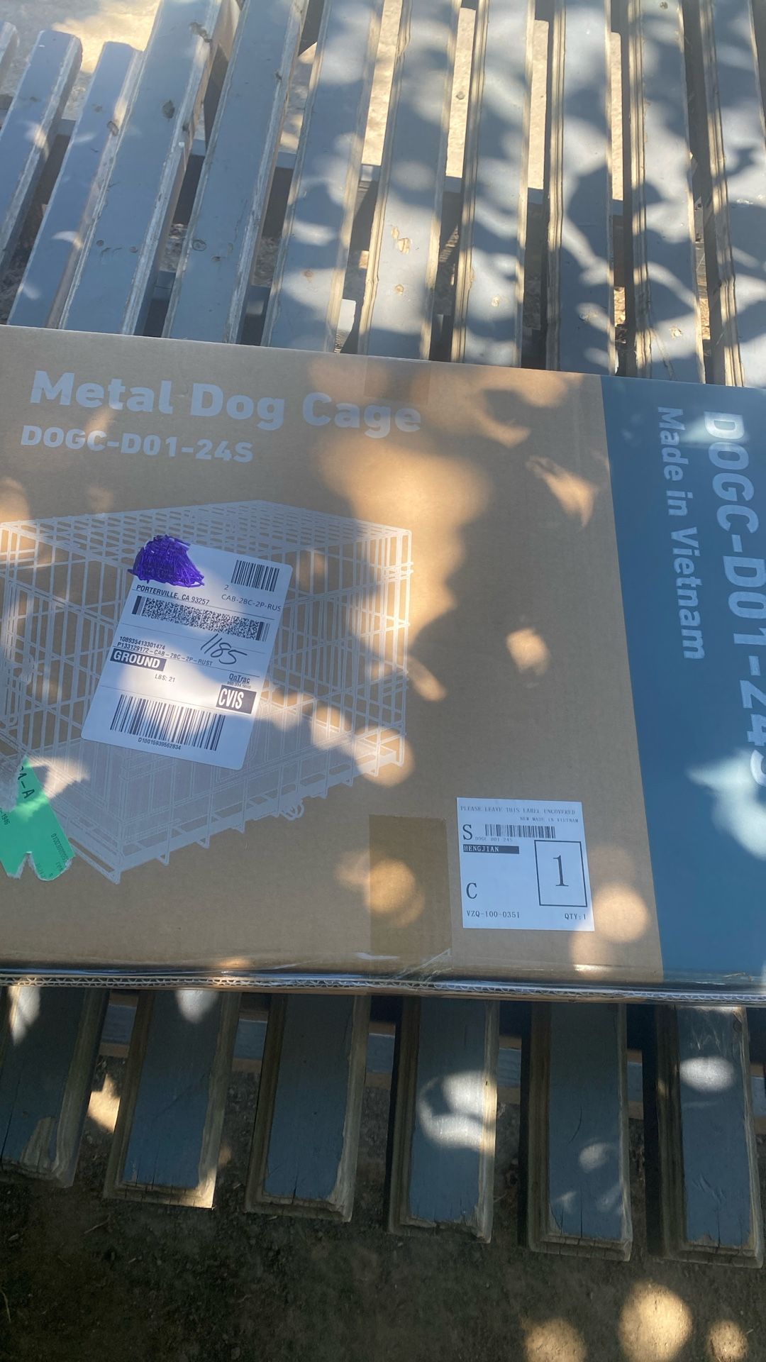 New In The Box Never Opened 24 Inch Small Breed Dog Cage