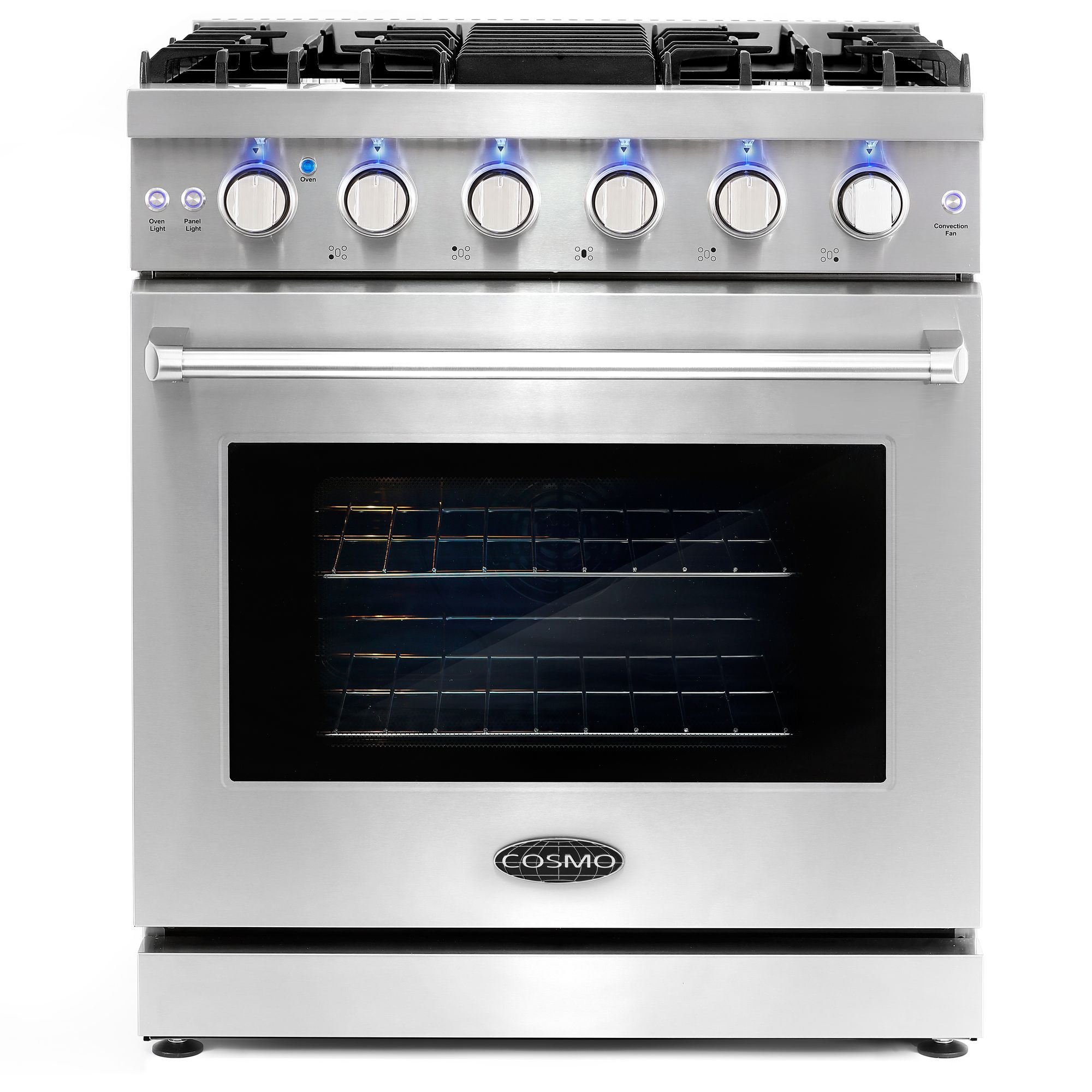 New open Box 30" Professional Style Gas Range