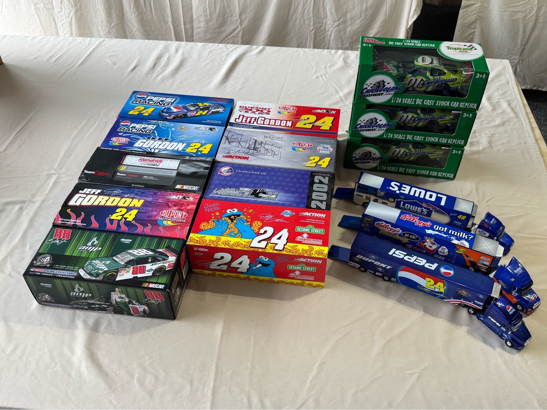 NASCAR Die-cast 1:24 scale Race Cars