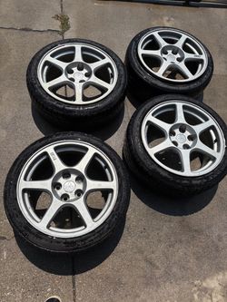 Mitsubishi Enkei OEM 17” Wheels – Set of 4