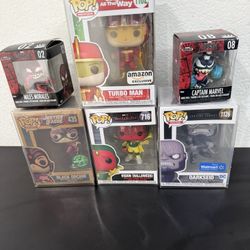Funko Pop Lot In Cases 6pcs 