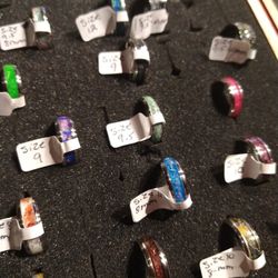 Premade Custom Inlay Rings