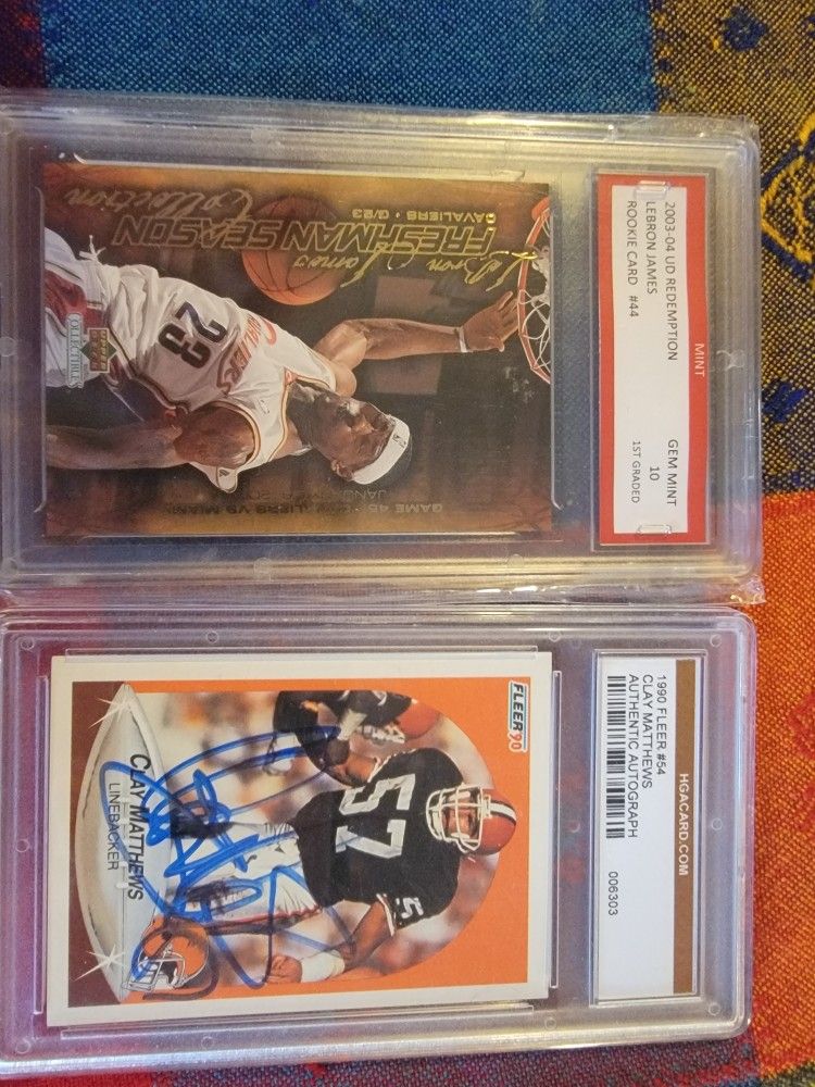 Old And New Sport Cards