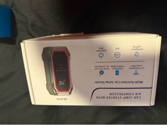 Car jump starter with air compressor new
