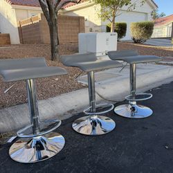 Bar Stools (adjustable) Set If 3 