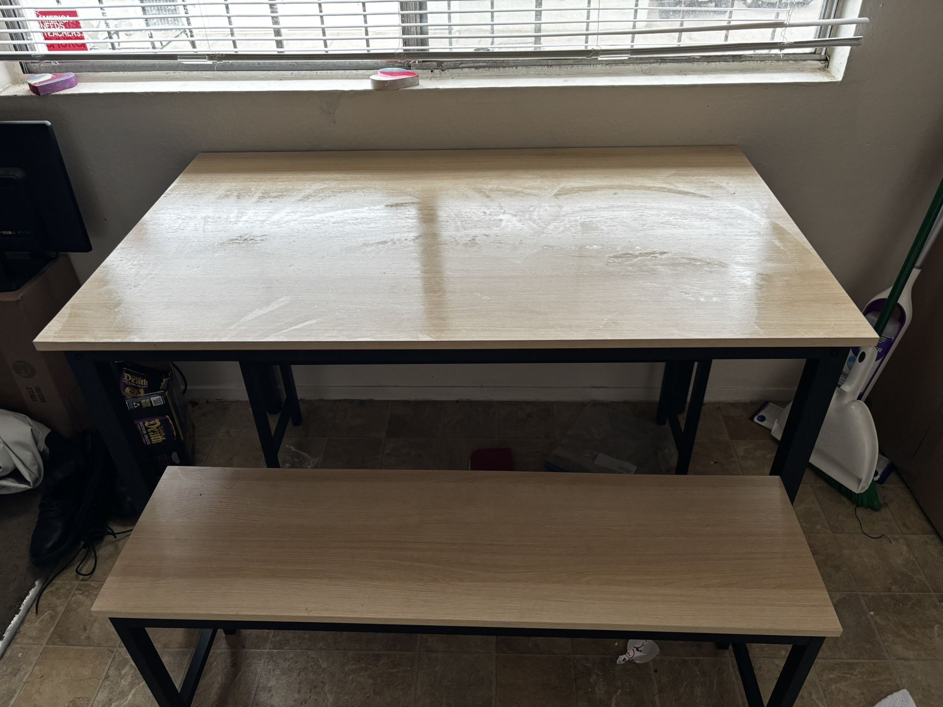 Dining Table With Benches