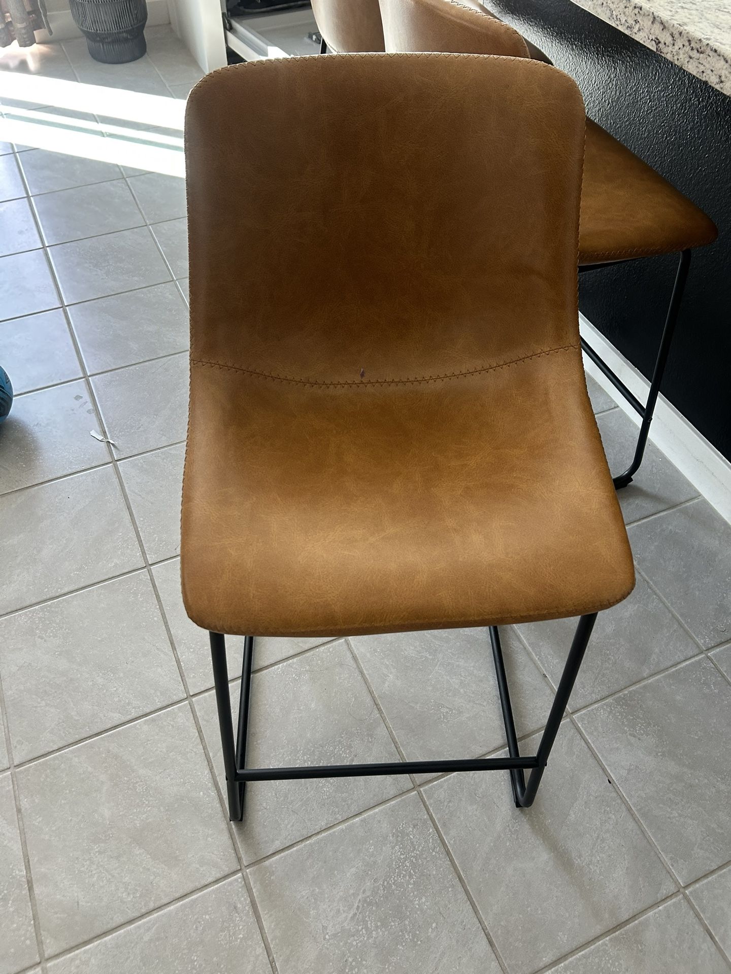 Leather Bar Stools