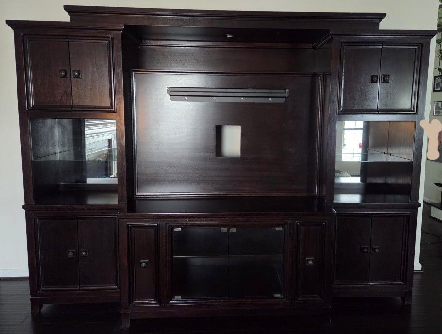Beautiful SOLID wood Living Room Cabinet