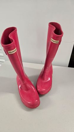 Girls hunter boots size 6