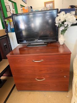 2-Drawer Lateral Wood File Cabinet