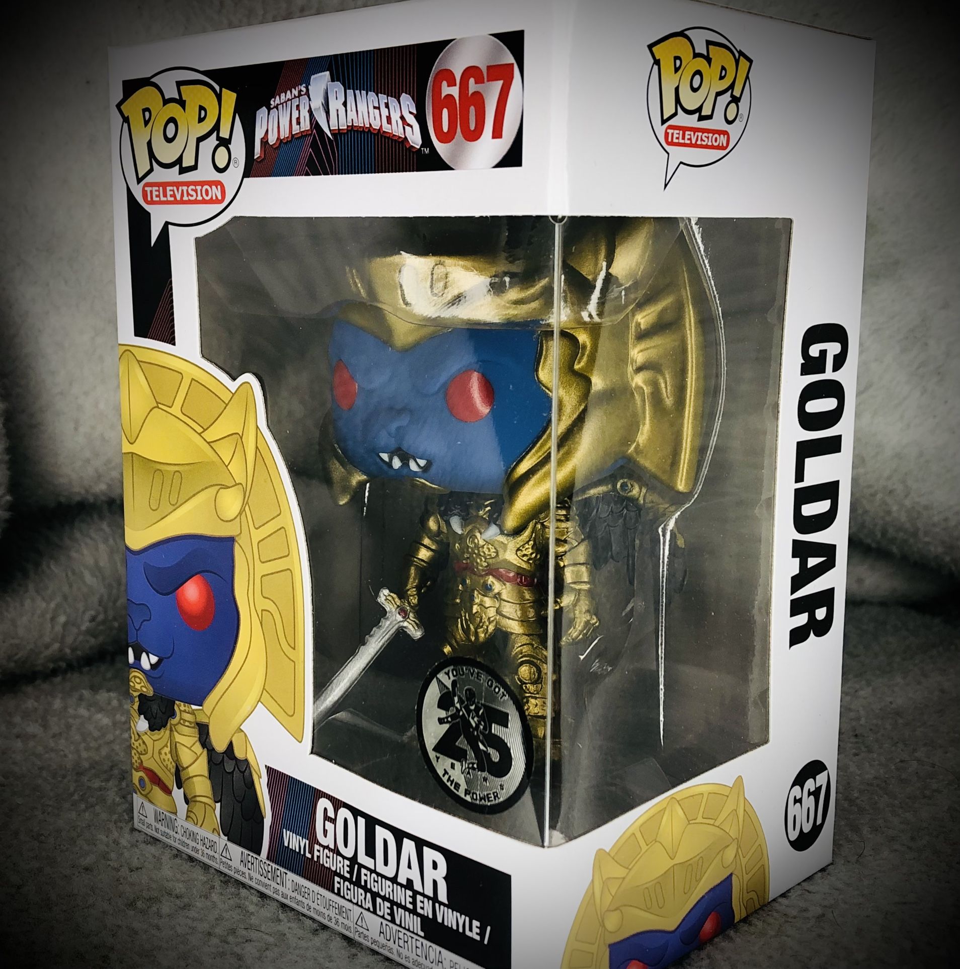 GOLDAR 25th Anniversary Power Rangers FUNKO POP