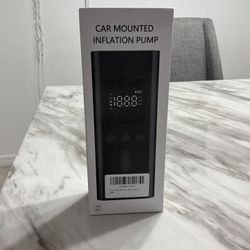 AIRSURE Tire Inflator Portable Air Compressor, 150 PSI Fast Inflation Cordless Air Pump with LED Light, Auto Shut-Off, Rechargeable Battery for Car, M