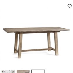 BEST OFFER Pottery Barn Bartol Reclaimed Wood Dining Table and Chairs BEST OFFER