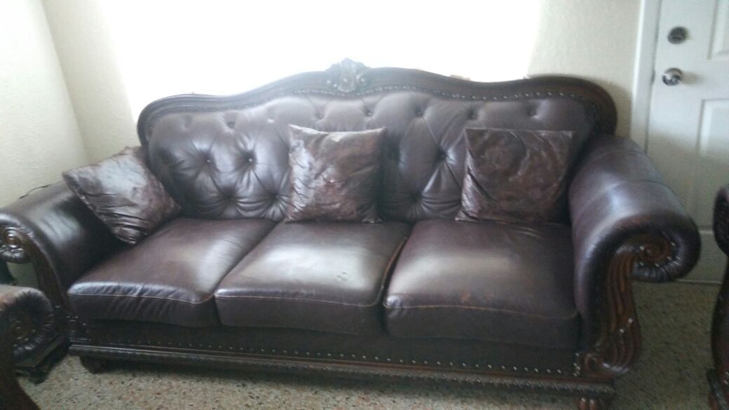 Leather sofa samira funiture design