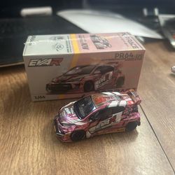 Pop Race 1/64 scale Eva RT Production model custom Type-08 good ride GR Yaris 